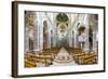 Interior of the Church of Saint Mary of Gesu (Chiesa Del Gesu) (Casa Professa)-Matthew Williams-Ellis-Framed Photographic Print