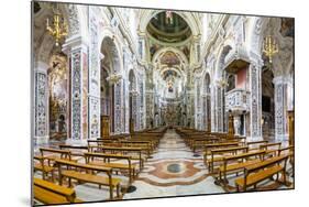 Interior of the Church of Saint Mary of Gesu (Chiesa Del Gesu) (Casa Professa)-Matthew Williams-Ellis-Mounted Photographic Print