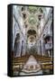 Interior of the Church of Saint Mary of Gesu (Chiesa Del Gesu) (Casa Professa)-Matthew Williams-Ellis-Framed Stretched Canvas