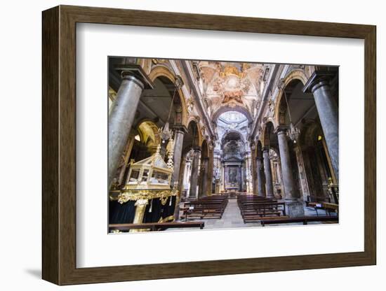 Interior of the Church of San Matteo, (Chiesa Di San Matteo), Palermo, Sicily, Italy, Europe-Matthew Williams-Ellis-Framed Photographic Print