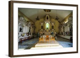 Interior of the Church of Santa Maria, Ilocos Norte, Northern Luzon, Philippines-Michael Runkel-Framed Photographic Print