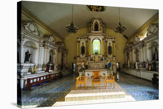 Interior of the Church of Santa Maria, Ilocos Norte, Northern Luzon, Philippines-Michael Runkel-Stretched Canvas