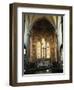 Interior of the Church of Santa Maria Novella, Florence, Italy-Peter Thompson-Framed Photographic Print