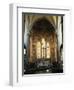 Interior of the Church of Santa Maria Novella, Florence, Italy-Peter Thompson-Framed Photographic Print