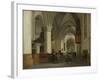 Interior of the Church of St Bavo in Haarlem-Job Adriaensz Berckheyde-Framed Art Print