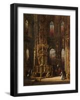 Interior of the Church of St. Lawrence, Nuremberg, C.1875-Henry Thomas Schafer-Framed Giclee Print