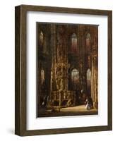 Interior of the Church of St. Lawrence, Nuremberg, C.1875-Henry Thomas Schafer-Framed Giclee Print