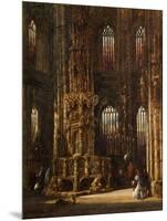 Interior of the Church of St. Lawrence, Nuremberg, C.1875-Henry Thomas Schafer-Mounted Giclee Print