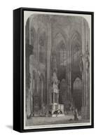 Interior of the Church of St Lawrence, Nuremberg-Samuel Read-Framed Stretched Canvas