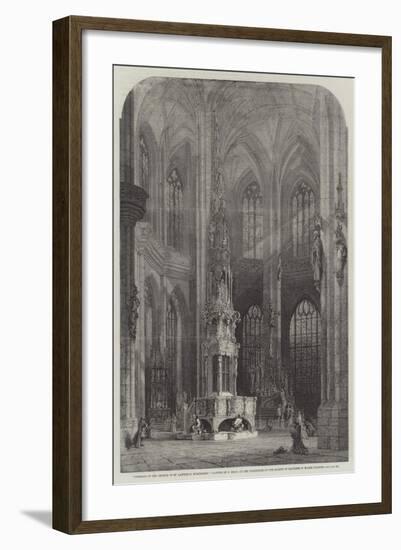 Interior of the Church of St Lawrence, Nuremberg-Samuel Read-Framed Giclee Print