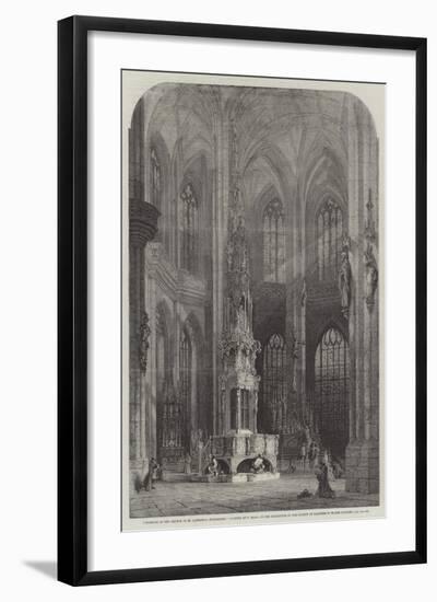 Interior of the Church of St Lawrence, Nuremberg-Samuel Read-Framed Giclee Print