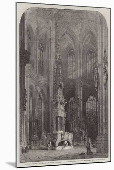 Interior of the Church of St Lawrence, Nuremberg-Samuel Read-Mounted Giclee Print