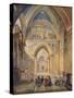 Interior of the Church of St Nicholas, Bari, Italy-null-Stretched Canvas