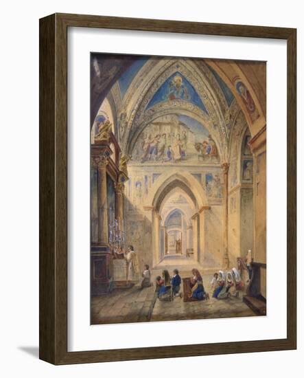 Interior of the Church of St Nicholas, Bari, Italy-null-Framed Giclee Print