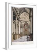 Interior of the Church of St Stephen Walbrook, City of London, 1798-Thomas Malton II-Framed Giclee Print