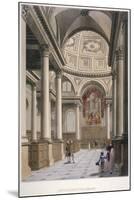 Interior of the Church of St Stephen Walbrook, City of London, 1798-Thomas Malton II-Mounted Giclee Print