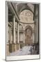 Interior of the Church of St Stephen Walbrook, City of London, 1798-Thomas Malton II-Mounted Premium Giclee Print