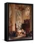 Interior Of The Church Of St Waudru, Mons-Bernard Neyt-Framed Stretched Canvas