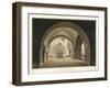 Interior of the Church of the Holy Sepulchre at the Site of Golgotha, 1821-Maxim Nikiphorovich Vorobyev-Framed Giclee Print