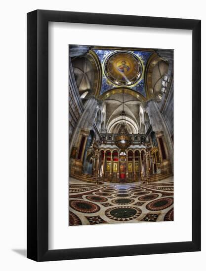 Interior of the Church of the Holy Sepulchre-Jon Hicks-Framed Photographic Print