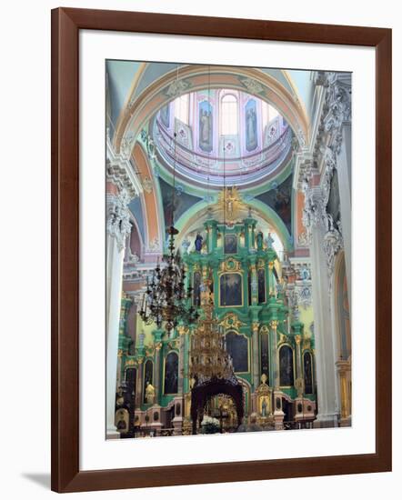 Interior of the Church of the Holy Spirit, Vilnius, Lithuania-Peter Thompson-Framed Photographic Print