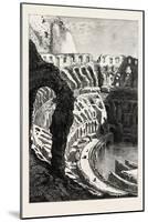 Interior of the Coliseum, Rome and its Environs, Italy, 19th Century-null-Mounted Giclee Print