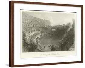 Interior of the Coliseum, Rome-null-Framed Giclee Print