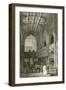 Interior of the Collegiate Church, Manchester-Thomas Allom-Framed Giclee Print