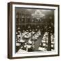 Interior of the Commodious Hospital at Brighton, Sussex, World War I, 1914-1918-null-Framed Photographic Print