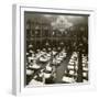 Interior of the Commodious Hospital at Brighton, Sussex, World War I, 1914-1918-null-Framed Photographic Print