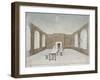 Interior of the Condemned Room in Newgate Prison, Old Bailey, City of London, 1810-Valentine Davis-Framed Giclee Print