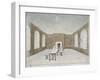 Interior of the Condemned Room in Newgate Prison, Old Bailey, City of London, 1810-Valentine Davis-Framed Giclee Print