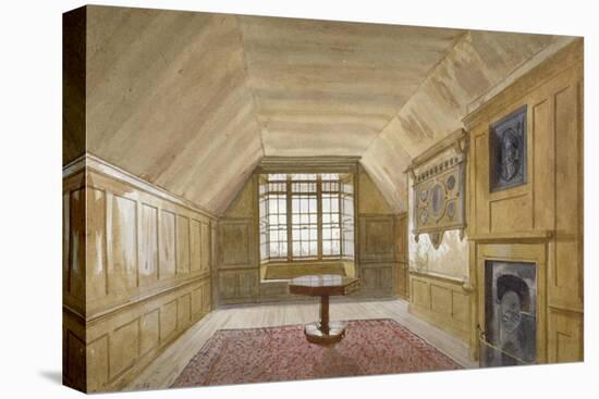 Interior of the Council Chamber in the White Tower, Tower of London, Stepney, London, 1883-John Crowther-Stretched Canvas