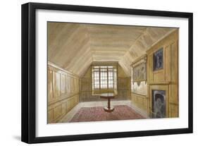 Interior of the Council Chamber in the White Tower, Tower of London, Stepney, London, 1883-John Crowther-Framed Giclee Print