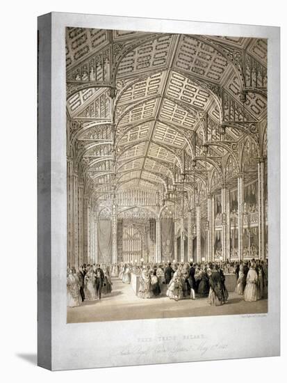 Interior of the Covent Garden Theartre, Bow Street, Westminster, London, 1845-Day & Haghe-Stretched Canvas