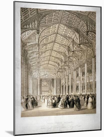 Interior of the Covent Garden Theartre, Bow Street, Westminster, London, 1845-Day & Haghe-Mounted Giclee Print