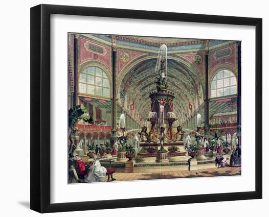 Interior of the Crystal Palace-null-Framed Giclee Print