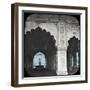 Interior of the Diwan-I-Khas, Red Fort, Delhi, India, Late 19th or Early 20th Century-null-Framed Giclee Print