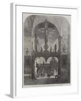 Interior of the Dom, Lubeck-Samuel Read-Framed Giclee Print