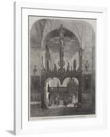 Interior of the Dom, Lubeck-Samuel Read-Framed Giclee Print