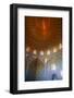 Interior of the dome of Sheikh Lotfollah Mosque, Isfahan, Iran, Middle East-James Strachan-Framed Photographic Print