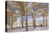 Interior of the Dome of the Chain Looking North, Jerusalem-John Fulleylove-Stretched Canvas