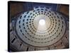 Interior of the dome on the Pantheon in Rome-Sylvain Sonnet-Stretched Canvas