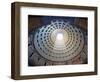 Interior of the dome on the Pantheon in Rome-Sylvain Sonnet-Framed Photographic Print