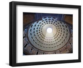 Interior of the dome on the Pantheon in Rome-Sylvain Sonnet-Framed Photographic Print