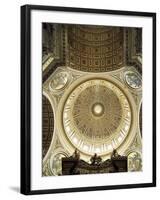 Interior of the Dome, St. Peter's Basilica, Vatican, Rome, Lazio, Italy-G Richardson-Framed Photographic Print