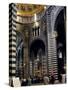 Interior of the Duomo, Dating from Between the 12th and 14th Centuries, Siena, Tuscany, Italy-Patrick Dieudonne-Stretched Canvas