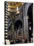 Interior of the Duomo, Dating from Between the 12th and 14th Centuries, Siena, Tuscany, Italy-Patrick Dieudonne-Stretched Canvas