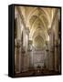 Interior of the Duomo, Erice, Sicily, Italy, Europe-Stuart Black-Framed Stretched Canvas