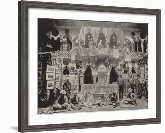 Interior of the East Indian Building-null-Framed Photographic Print